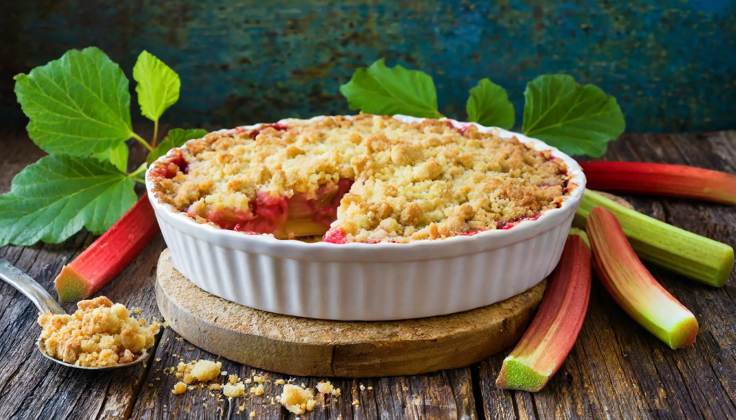 Firefly rhubarb crumble pie 3009